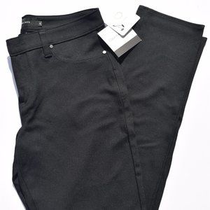 Calvin Klein Women's Stretch 5 Pocket Ponte Legging -- Black, Size 10